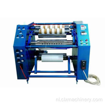 Stretch wrapping film snij machine